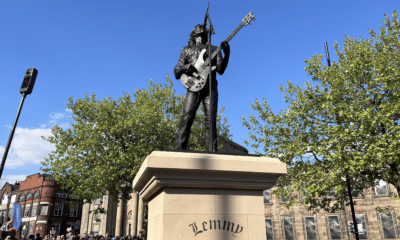 Statue of Motörhead Icon Lemmy Kilmister Unveiled in Hometown of Burslem Phil Campbell